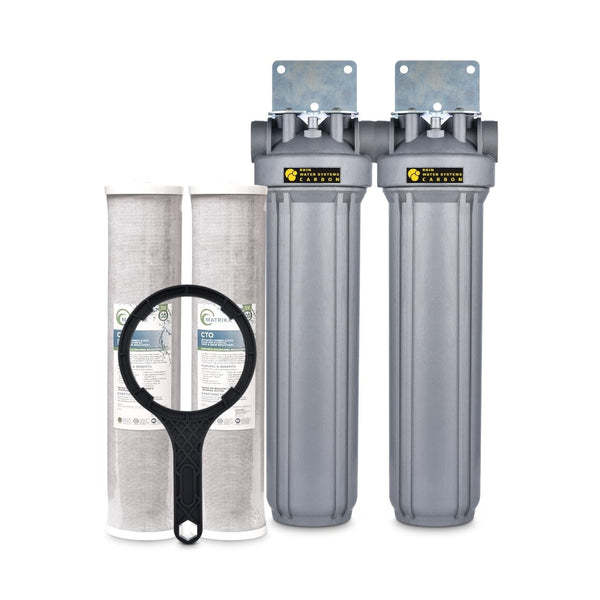 CBS Dual Carbon Whole House Water Filter - PureWaterGuys.com