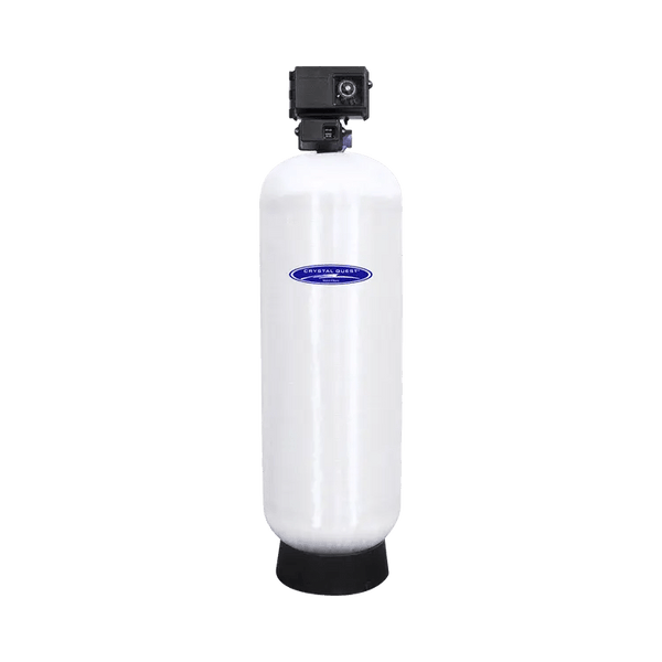 Crystal Quest Commercial 60 GPM GAC Filter System - 10 Cu. Ft. Auto Control Head — commercial granular activated carbon filter for chlorine and VOC removal