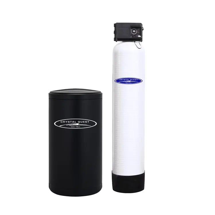 Crystal Quest Commercial/Industrial Single Water Softener System — commercial ion-exchange water softener eliminating hard water scale