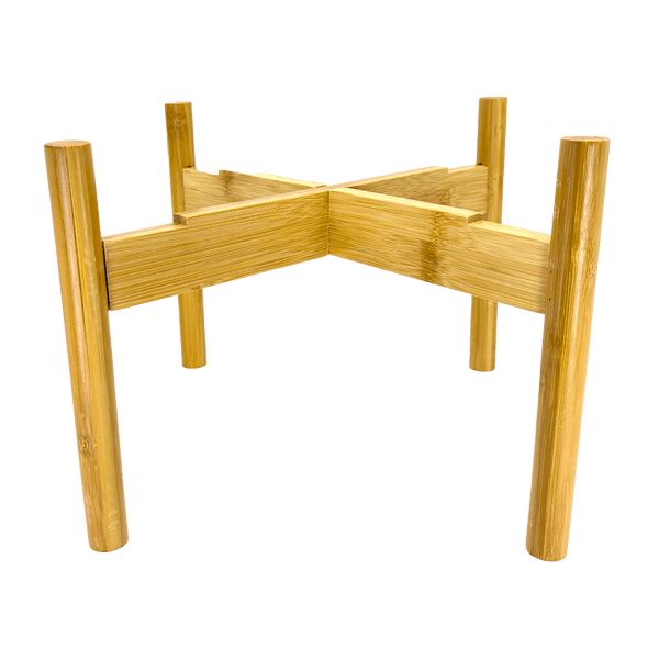 Dispenser Bamboo Stand - PureWaterGuys.com