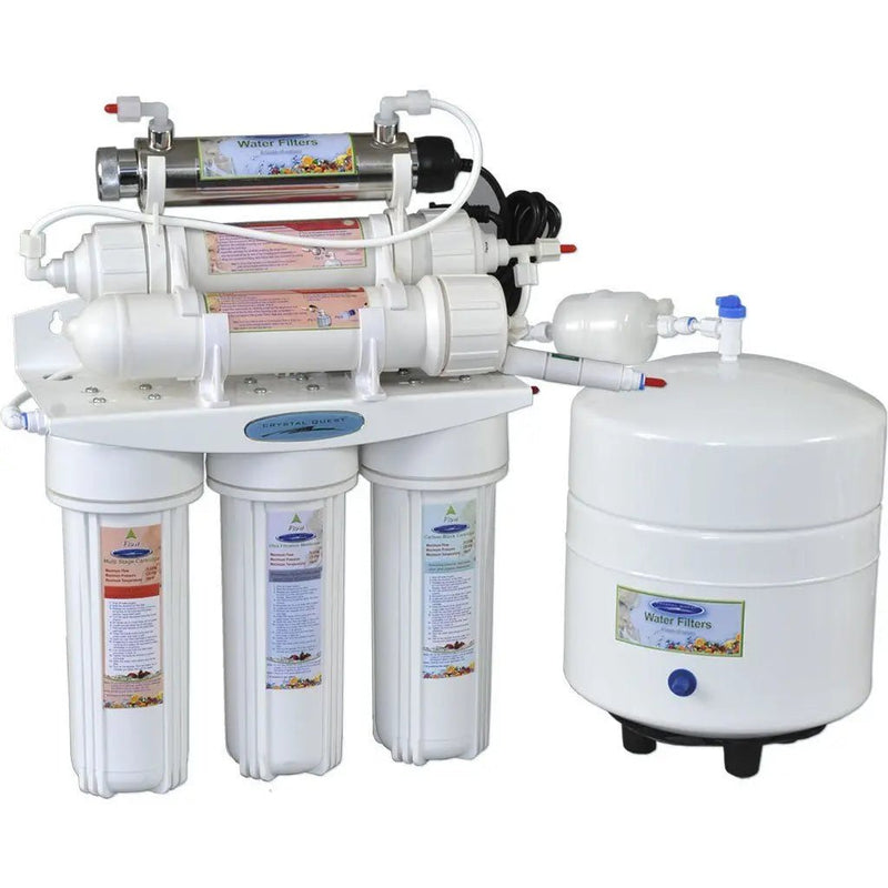 Crystal Quest 14 Stage Reverse Osmosis Under Sink Water Filter 4000C — water filtration system
