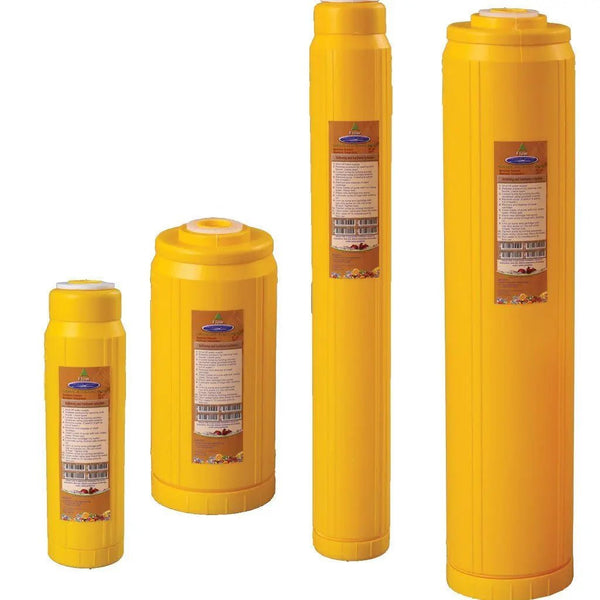 Crystal Quest 2-7/8"" x 9-3/4"" Cation Resin Filter Cartridge - PureWaterGuys.com