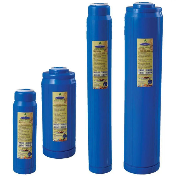 Crystal Quest 2.5" x 10" Coconut Shell Granulated Activated Carbon/ERA Filter Cartridge — water filtration system