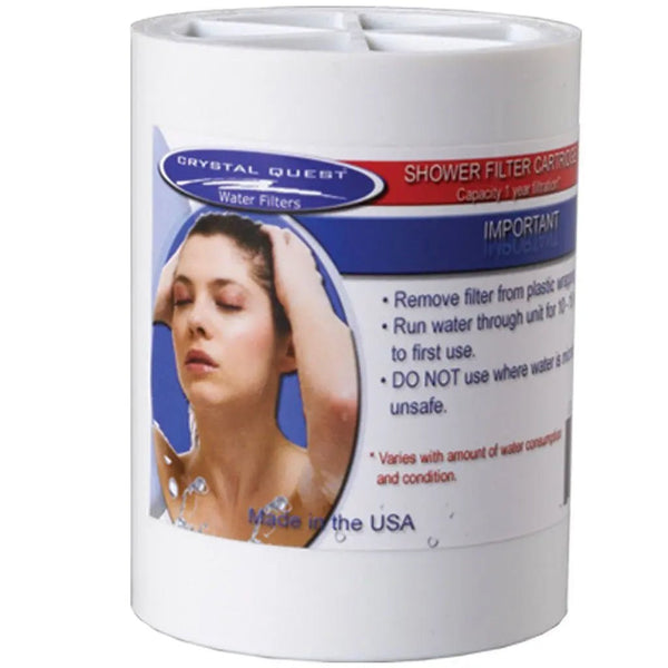 Crystal Quest Shower Filter Cartridge - PureWaterGuys.com