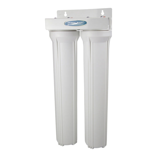 Crystal Quest Compact Double 20" Whole House Water Filter System - PureWaterGuys.com