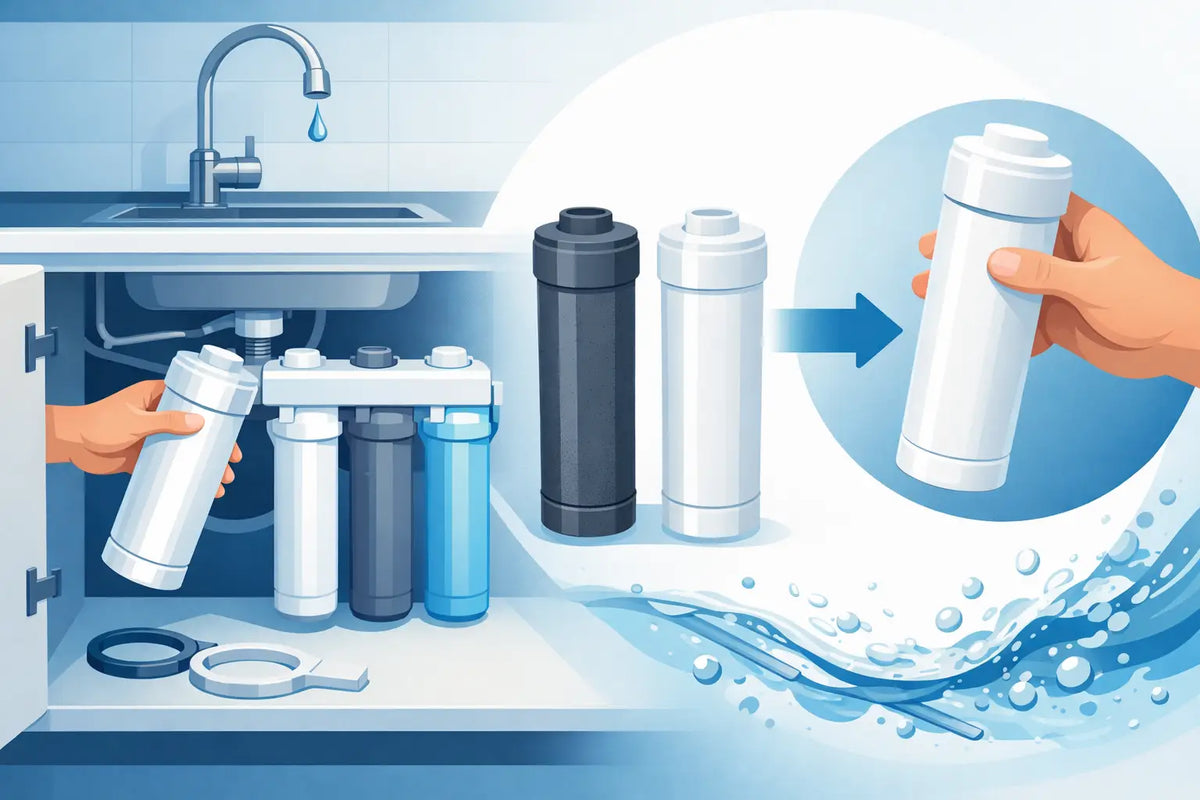 Under Sink Water Filter Replacement Cartridge