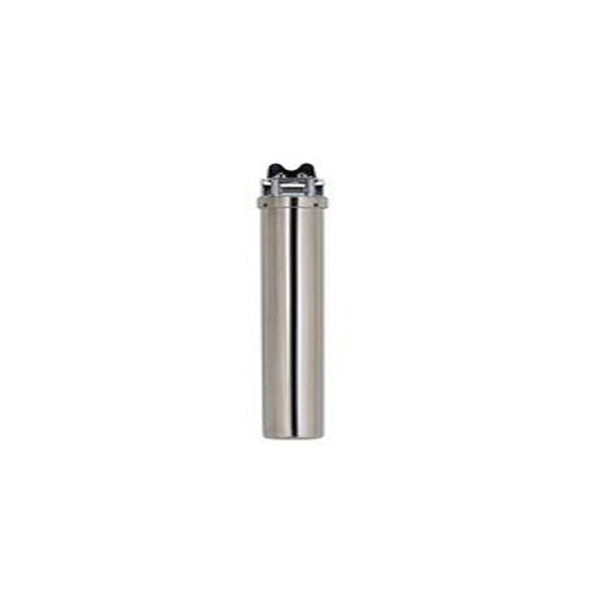 2.5 Inch x 20 Inch Stainless Steel Sump and Cap Assembly with Bracket — water filtration system
