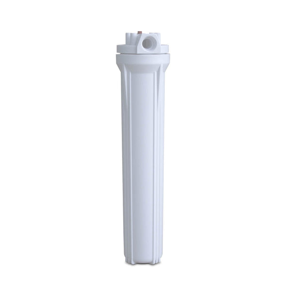 2.5 Inch x 20 Inch White Poly Sump and Cap Assembly — water filtration system