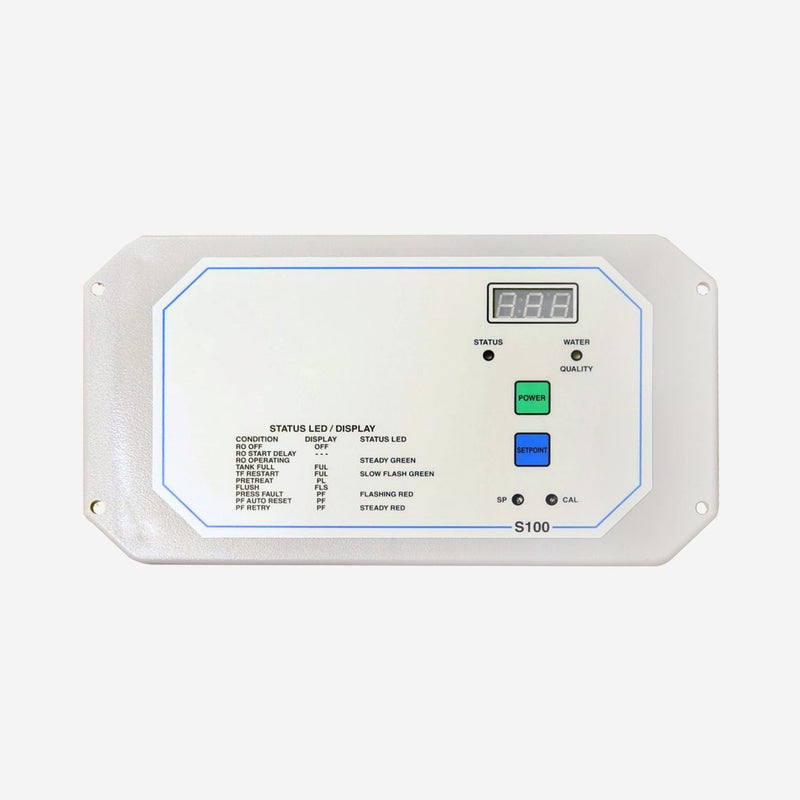 C-100 Reverse Osmosis System Control Panel — water filtration system