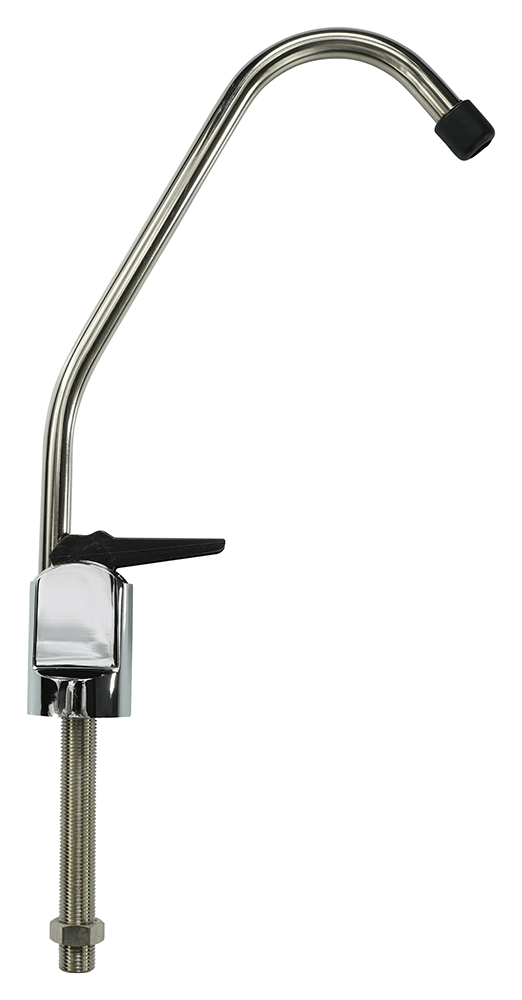 Chrome Faucet with 1/4" Tube (Standard Handle) — water filtration system