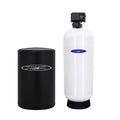 Crystal Quest Commercial/Industrial Single Water Softener System installation view — commercial ion-exchange water softener eliminating hard water scale