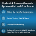 Flash Undersink Reverse Osmosis System with Chrome Lead-Free Faucet - PureWaterGuys.com