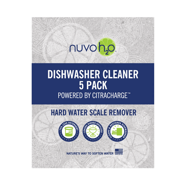 Nuvo H20 CitraCharge Dishwasher Cleaner 5 Pack - PureWaterGuys.com