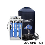 Crystal Quest Commercial R O Filtration System 2500 GPD w/ 550 Gallon Storage Tank Kit - PureWaterGuys.com