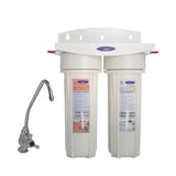 Crystal Quest Mega Undersink Double Replaceable PLUS Water Filter System - PureWaterGuys.com