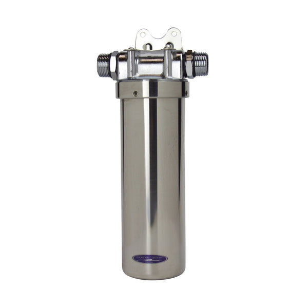 Crystal Quest Eagle® 10" Stainless Steel Whole House Filter System - PureWaterGuys.com