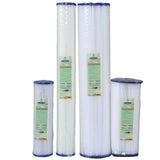Crystal Quest 2-7/8"" x 9-3/4"" 5-Micron Sediment Reusable Pleated Cellulose Filter Cartridge - PureWaterGuys.com