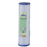 Crystal Quest 2-7/8"" x 9-3/4"" 5-Micron Sediment Reusable Pleated Cellulose Filter Cartridge - PureWaterGuys.com