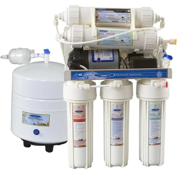 Crystal Quest 4000MP 17-stage under-sink reverse osmosis water filter — NSF-certified, removes up to 99.9% of contaminants