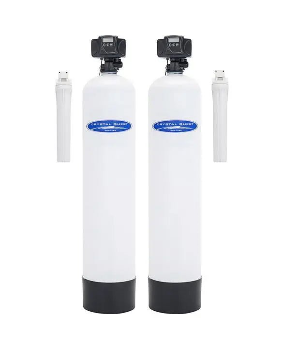 Crystal Quest Acid Neutralizing and Multistage Whole House Water Filter System — water filtration system
