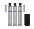 Crystal Quest Acid Neutralizing Softener and Whole House Water Filter System side view — water filtration system