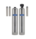 Crystal Quest Anti-Scale and Eagle 4000 Water Filtration System with Manual Backwashing installation view — water filtration system