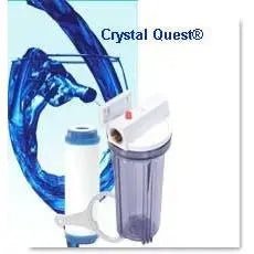 Crystal Quest Commercial 10" Inline Water Filter side view — commercial inline water filter for multi-stage point-of-use filtration