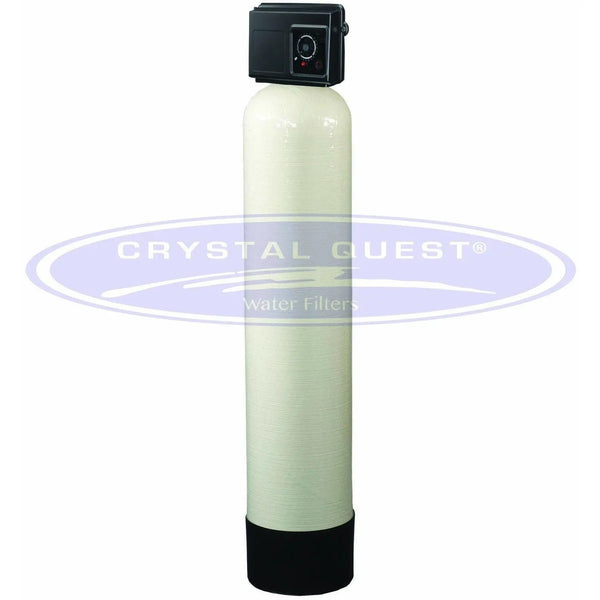 Crystal Quest Commercial/Industrial 15 GPM Turbidity Water Filter System - 3 cu. ft. side view — commercial turbidity water filter removing suspended solids and sediment