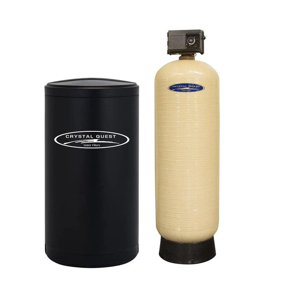 Crystal Quest Commercial/Industrial 35 GPM Tannin Water Filter System - 7 cu. ft. — commercial tannin removal water filter eliminating brown water and organic staining