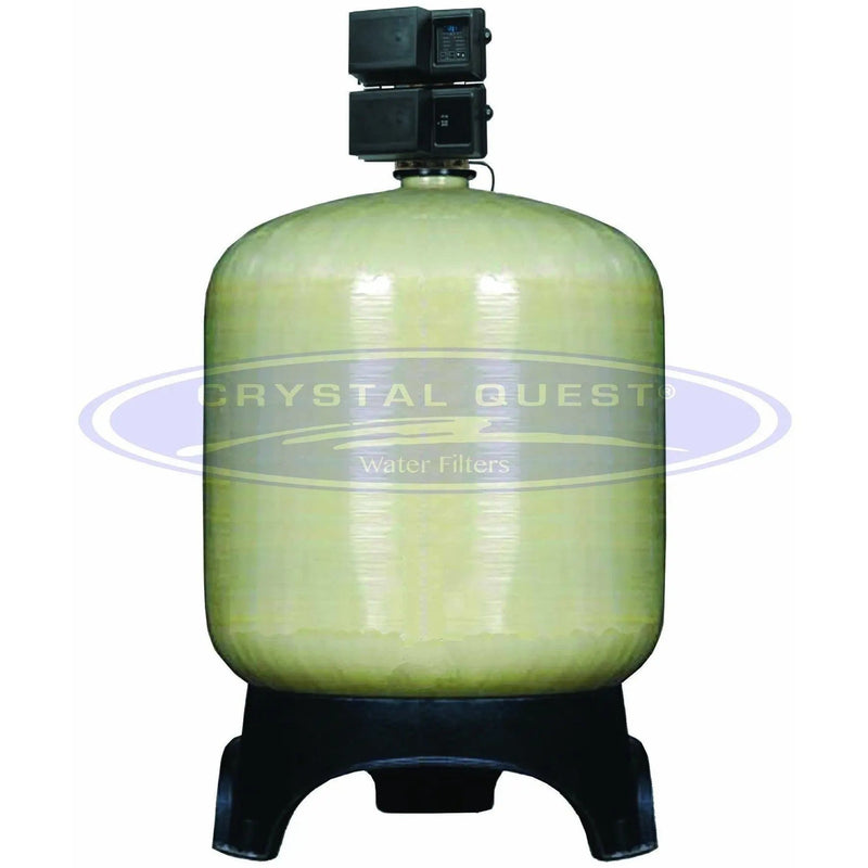 Crystal Quest Commercial/Industrial Acid Neutralizing Water System - 40 cu. ft. — commercial acid neutralizing water filter raising pH to protect pipes