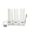 Crystal Quest Countertop Triple Replaceable Nitrate Water Filter System — water filtration system