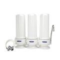 Crystal Quest Countertop Triple Replaceable PLUS Water Filter System — water filtration system