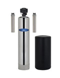 Crystal Quest Tannin Whole House Water Filter System 1.5 Cu. Ft. side view — water filtration system