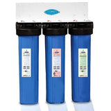 Crystal Quest Whole House Compact Water Filter Big Blue Triple SMART Series - PureWaterGuys.com