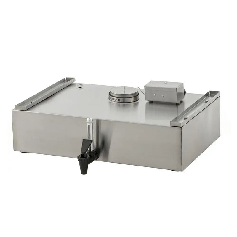 Durastill 4-gallon stainless steel countertop distilled water storage tank with spigot and secure lid