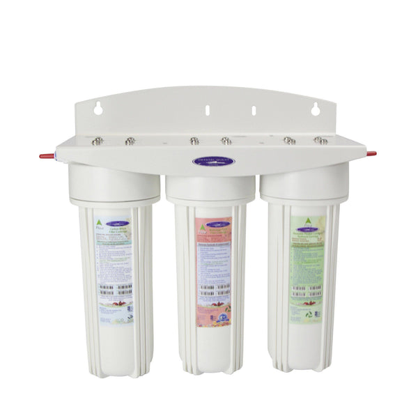 Crystal Quest Commercial Triple Inline Water Filter - PureWaterGuys.com