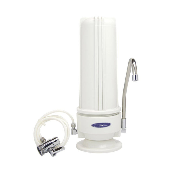 Crystal Quest Countertop Single Replaceable Alkalizer/Multi SMART Water Filter System - PureWaterGuys.com