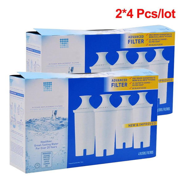 Activated Carbon water filter Pitcher Replacement for Brita Pitcher Double 4 Pcs/lot - PureWaterGuys.com