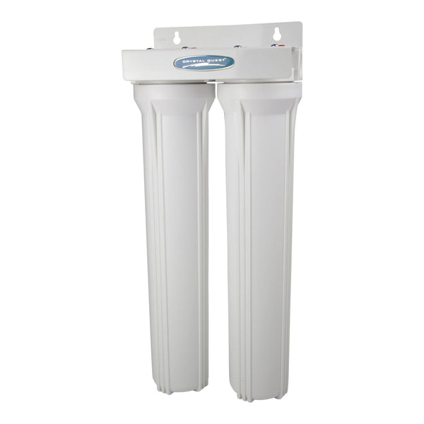 Crystal Quest Commercial 20" Double Cartridge Water Filter - PureWaterGuys.com