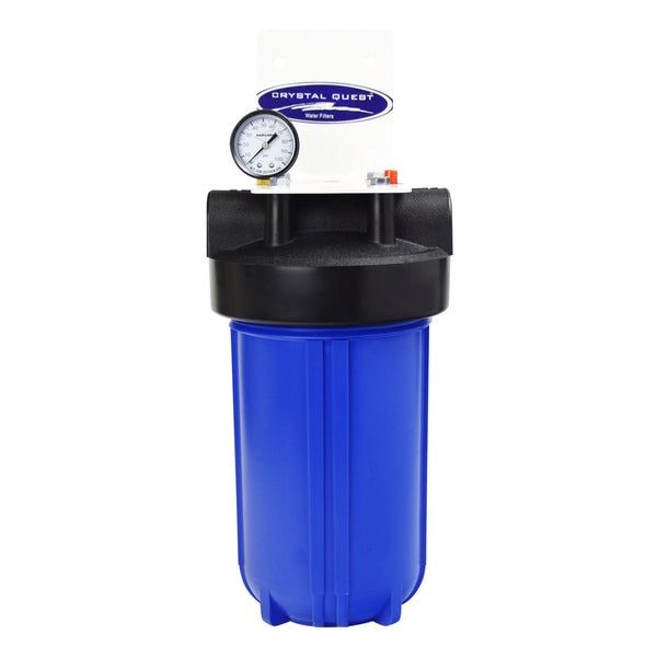 Crystal Quest Single Big Heavy Duty 10" x 5" Whole House Water Filter System for high flow applications - PureWaterGuys.com