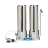 Crystal Quest Countertop Double Replaceable PLUS Water Filter System - PureWaterGuys.com