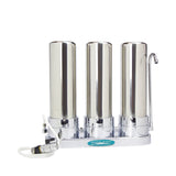 Crystal Quest Countertop Replaceable Triple Ceramic Water Filter System - PureWaterGuys.com