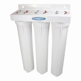 Crystal Quest Compact Triple 20" Whole House Water Filter System - PureWaterGuys.com