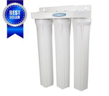Crystal Quest Compact Triple 20" Whole House Water Filter System - PureWaterGuys.com