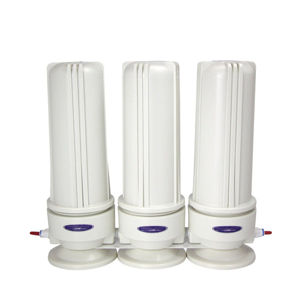 Crystal Quest Voyager Inline Triple Replaceable Fluoride Filter System - PureWaterGuys.com